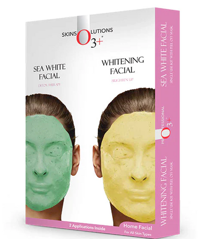 O3+ Whitening & Sea White Facial Kit with Peel-Off Mask