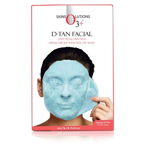 o3+ D-Tan Facial Kit with Peel-Off Mask