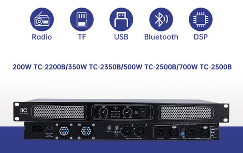 2-channel Elite Sound Series Digital Professional Amplifier TC-2350B