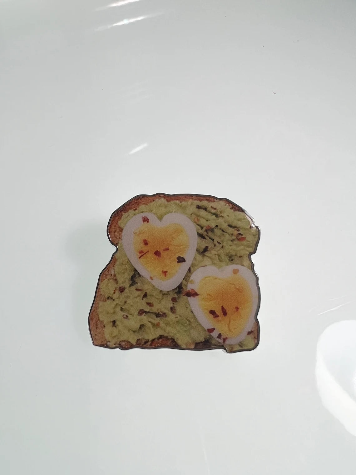 Heart Egg Avocado Toast Pin