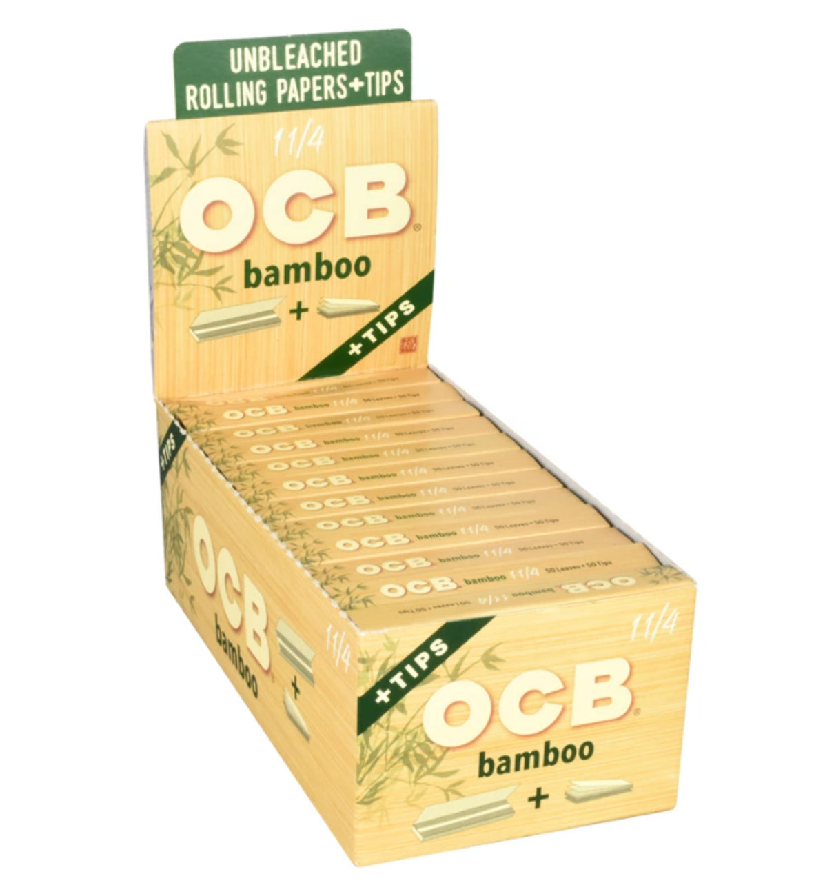 OCB BAMBOO 1-1/4 + TIPS