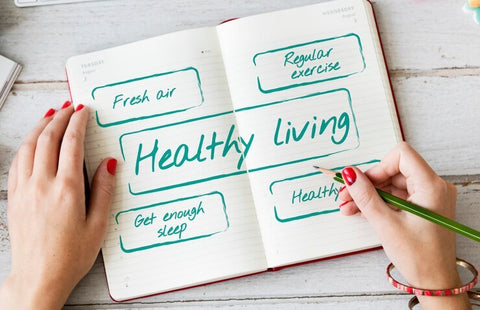 create a healthy living plan
