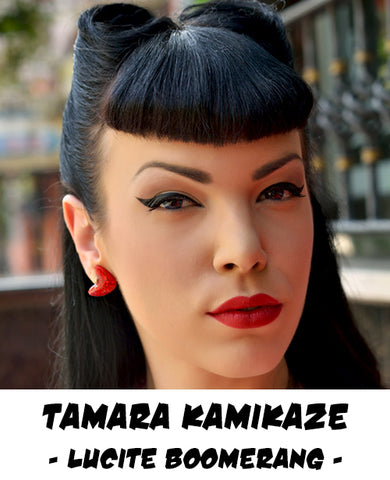 Tamara Kamikaze - Lucite Boomerang