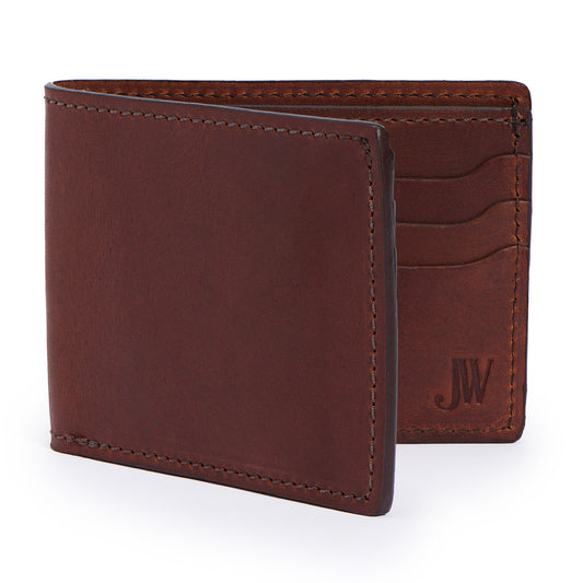 Full Grain Leather Minimalist Wallet & Slim Front Pocket Card Holder by Jackson Wayne