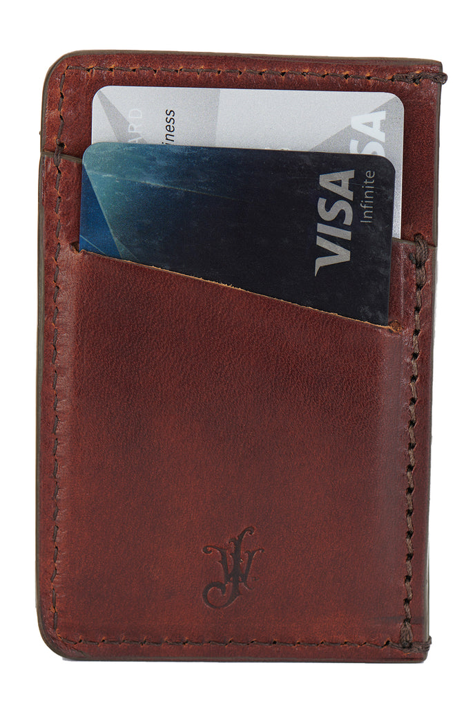 Minimalist Wallet Made of Full Grain Vegetable Tanned Bridle Leather ...