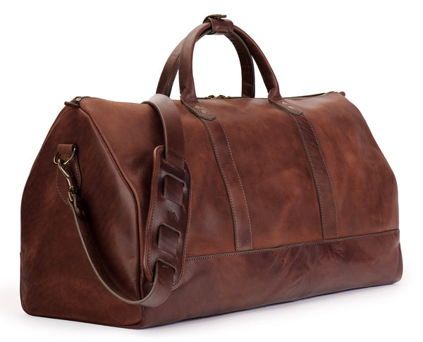 Full Grain Leather Duffle Bag & Weekender | Big Sur Duffle Bag ...