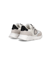 Baby Antibes Low-Top Sneakers in Nylon And Leather, White. Philippe Model - 3