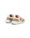 Baby Antibes Low-Top Sneakers in Nylon And Leather, White Beige Philippe Model - 3