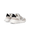 Junior Antibes Low-Top Sneakers in Nylon And Leather, White Philippe Model - 3