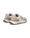 Sneakers Antibes da Donna Bianche e Rosa in Tessuto Tecnico Philippe Model - 3