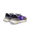 Zapatilla de running baja Antibes para mujer - violeta y gris Philippe Model - 3