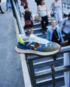 Flache Antibes Running-Sneakers für Herren – Camouflage, Grün & Gelb Philippe Model - 6