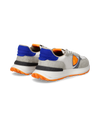 Basket running basse Antibes homme - blanc et orange Philippe Model - 3