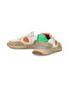 Flacher Antibes Sneaker für Herren – Weiß und Sandfarben Philippe Model - 6