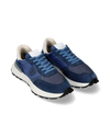 Sneaker sportive Antibes da uomo in nylon e pelle - Blu Philippe Model