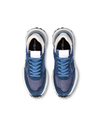 Sneaker sportive Antibes da uomo in nylon e pelle - Blu Philippe Model - 4