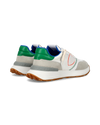 Sneaker bassa Antibes uomo - bianco, verde e blu Philippe Model - 3