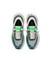 Sneaker bassa Antibes uomo - verde e grigio Philippe Model - 4