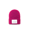 Beanie in Mohair Wool, Fuchsia Philippe Model