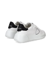 SNEAKERS TRES TEMPLE TENNIS WOMEN WHITE BLACK Philippe Model - 3