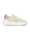 SNEAKERS TRES TEMPLE TENNIS WOMEN NUDE PINK Philippe Model