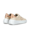 Flache Sneakers Tres Temple für Damen – Rosa und Hautfarben Philippe Model - 3
