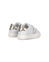 SNEAKERS TEMPLE TENNIS BABY WHITE GOLD Philippe Model - 3