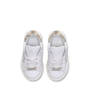 Sneakers Temple basse da Bambini Bianche e Oro in Pelle Philippe Model - 4