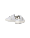 Baby Temple Sneakers in Leather, White Gold Philippe Model - 6