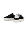 Junior Temple Low-Top Sneakers in Leather, Black White Philippe Model - 6