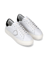 SNEAKERS TEMPLE TENNIS JUNIOR WHITE BLACK Philippe Model