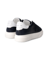 Baskets Temple Junior, Bleu et Blanc Philippe Model - 3