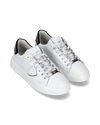 Sneakers Temple Tennis Women White Black Philippe Model - 2