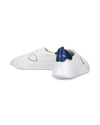 Flache Temple Sneakers für Herren – Weiß und Blau Philippe Model - 6