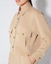 Camicia militare Dorette da Donna Marrone in Cotone Philippe Model - 5