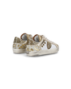 Baby Paris Low-Top Sneakers in Leather, White Gold Philippe Model - 3