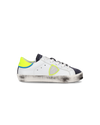 SNEAKERS PARIS TENNIS BABY WHITE YELLOW Philippe Model