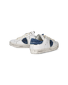 Sneakers Prsx basse da Bambini Bianche e Blu in Pelle Philippe Model - 6