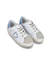 SNEAKERS PARIS TENNIS JUNIOR WHITE LIGH BLUE Philippe Model