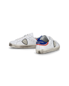 SNEAKERS PARIS TENNIS JUNIOR WHITE BLUE Philippe Model - 6