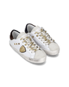 SNEAKERS PARIS TENNIS JUNIOR WHITE BLACK Philippe Model