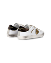Flache Junior Paris Sneakers aus Leder – Weiß und Schwarz Philippe Model - 3