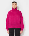 Jersey de lana de mohair con cuello de tortuga para mujer - Ciclamen Philippe Model - 2