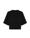 Women's T-Shirt in Jersey, Black Philippe Model