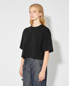 T-Shirt Cropped Marion da Donna Nera in Jersey Philippe Model - 3