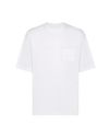 Women's T-Shirt in Jersey, White Philippe Model - 1