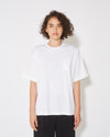 Women's T-Shirt in Jersey, White Philippe Model - 2