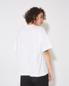 Women's T-Shirt in Jersey, White Philippe Model - 4
