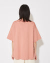 Women's T-Shirt in Jersey, Pink Philippe Model - 4