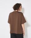 Women's T-Shirt in Jersey, Walnut Philippe Model - 4